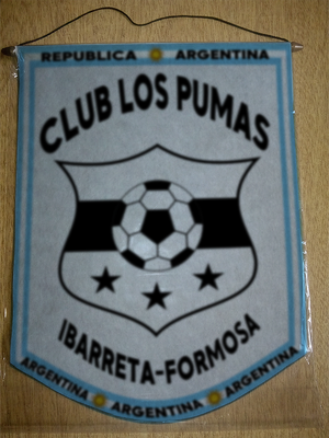BANDERIN LOS PUMAS IBARRETA FORMOSA
