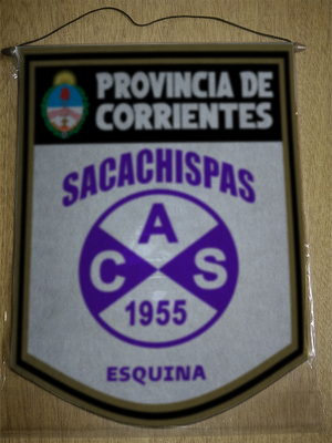 BANDERIN 40CM DORADO SACACHISPAS DE ESQUINA