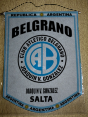 BANDERIN BELGRANO JOAQUIN V GONZALEZ SALTA