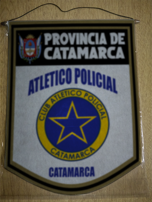 BANDERIN 40 CM DORADO ATLETICO POLICIAL