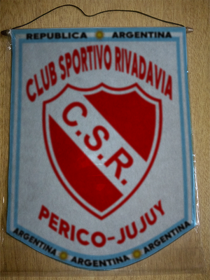 BANDERIN SPORTIVO RIVADAVIA PERICO JUJUY