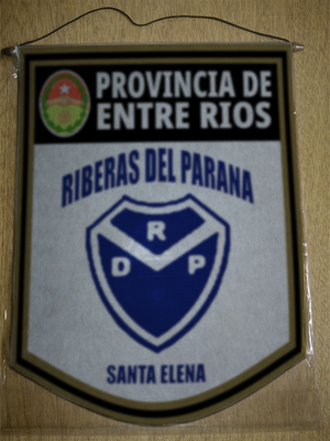 BANDERIN RIBERAS DEL PARANA ENTRE RIOS