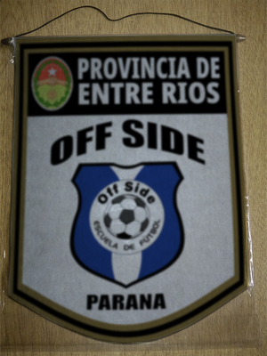 BANDERIN OFF SIDE PARANA ENTRE RIOS