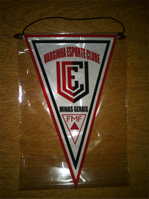 BANDERIN 37CM PAÑO VARGINHA ESPORTE CLUBE