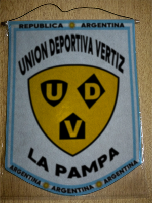BANDERIN UNION DEPORTIVA VERTIZ LA PAMPA