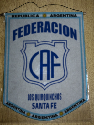 BANDERIN FEDERACION QUIRQUINCHOS SANTA FE