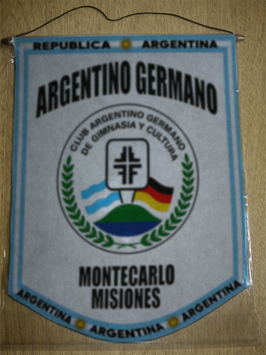BANDERIN ARGENTINO GERMANO MONTECARLO