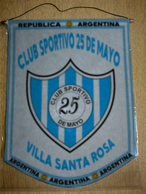 BANDERIN 25 DE MAYO VILLA SANTA ROSA