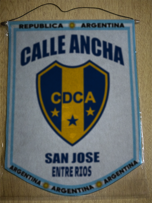 BANDERIN CLUB CALLE ANCHA ENTRE RIOS