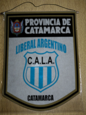 BANDERIN 40 CM DORADO LIBERAL ARGENTINO