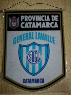 BANDERIN 40 CM DORADO GENERAL LAVALLE