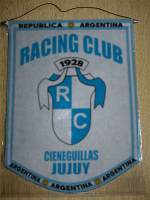 BANDERIN RACING CLUB CIENEGUILLAS JUJUY