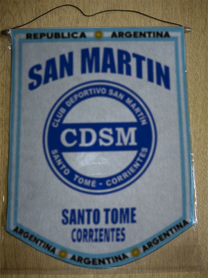 BANDERIN SAN MARTIN SANTO TOME