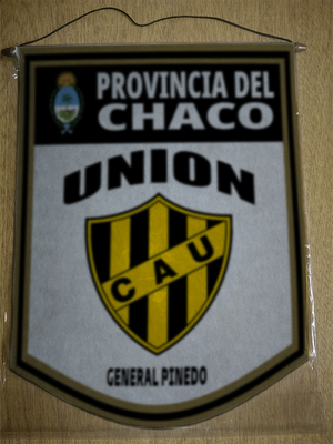 BANDERIN 40CM DORADO UNION GENERAL PINEDO CHACO