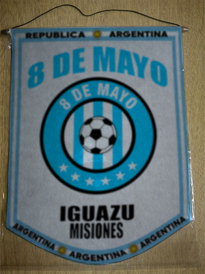 BANDERIN 8 DE MAYO IGUAZU