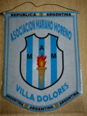 BANDERIN ASOCIACION MARIANO MORENO VILLA DOLORES