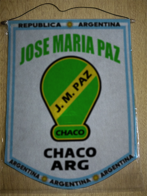 BANDERIN JOSE MARIA PAZ CHACO