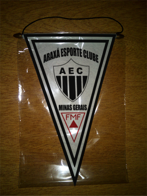 BANDERIN 37CM PAÑO ARAXÁ ESPORTE CLUBE