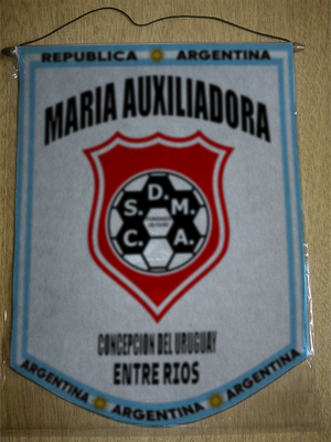 BANDERIN MARIA AUXILIADORA CONCEPCION URUGUAY
