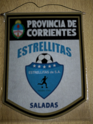 BANDERIN 40CM DORADO ESTRELLITAS SALADAS