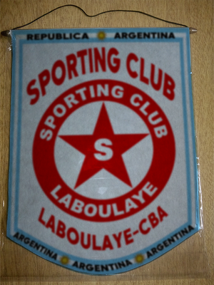 BANDERIN SPORTING CLUB LABOULAYE CORDOBA