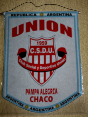BANDERIN UNION PAMPA ALEGRIA CHACO