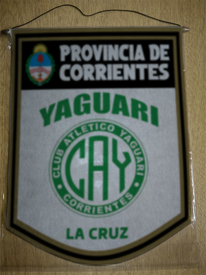 BANDERIN 40CM DORADO YAGUARI LA CRUZ