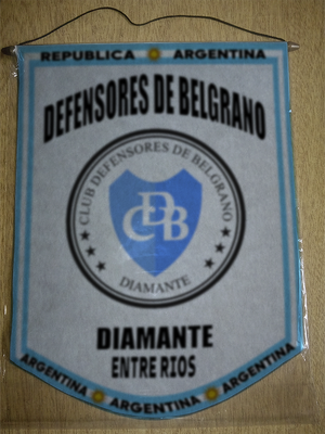 BANDERIN DEFENSORES BELGRANO DIAMANTE ENTRE RIOS