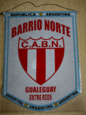 BANDERIN BARRIO NORTE GUALEGUAY ENTRE RIOS