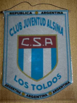 BANDERIN JUVENTUD ALSINA LOS TOLDOS