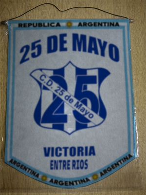BANDERIN 25 DE MAYO VICTORIA ENTRE RIOS