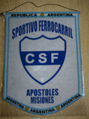BANDERIN SPORTIVO FERROCARRIL APOSTOLES