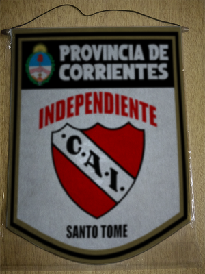 BANDERIN 40CM DORADO INDEPENDIENTE SANTO TOME