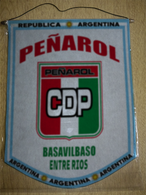 BANDERIN PEÑAROL BASAVILBASO ENTRE RIOS