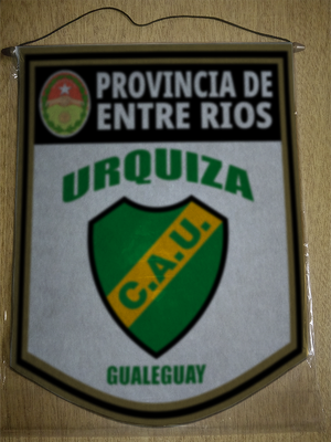 BANDERIN URQUIZA GUALEGUAY ENTRE RIOS
