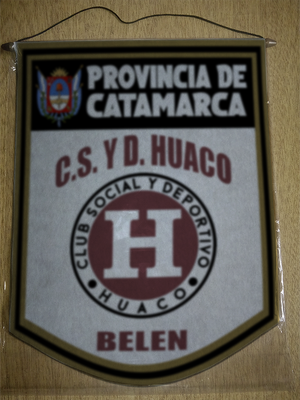 BANDERIN 40 CM DORADO DEPORTIVO HUACO