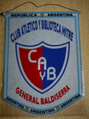 BANDERIN CLUB MITRE GENERAL BALDISERRA