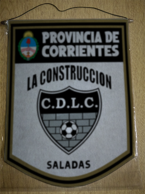 BANDERIN 40CM DORADO DEPORTIVO LA CONSTRUCCION SALADAS