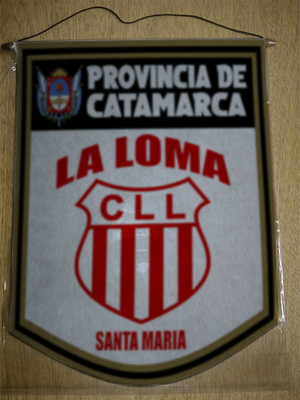 BANDERIN 40 CM DORADO LA LOMA SANTA MARIA
