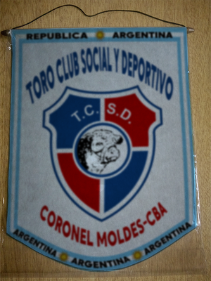 BANDERIN TORO CLUB CORONEL MOLDES