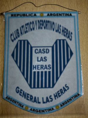 BANDERIN CLUB ATLETICO DEPORTIVO LAS HERAS