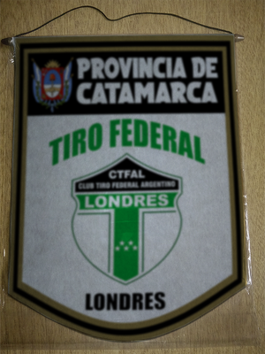 BANDERIN 40 CM DORADO TIRO FEDERAL LONDRES