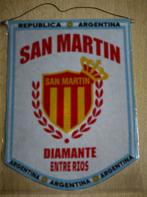 BANDERIN SAN MARTIN DIAMANTE ENTRE RIOS