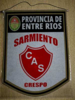 BANDERIN SARMIENTO CRESPO ENTRE RIOS