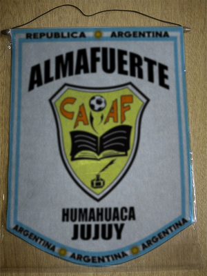 BANDERIN CLUB ALMAFUERTE HUMAHUACA JUJUY
