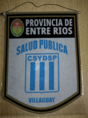 BANDERIN SALUD PUBLICA VILLAGUAY ENTRE RIOS