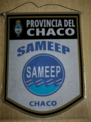 BANDERIN 40CM DORADO SAMEEP CHACO