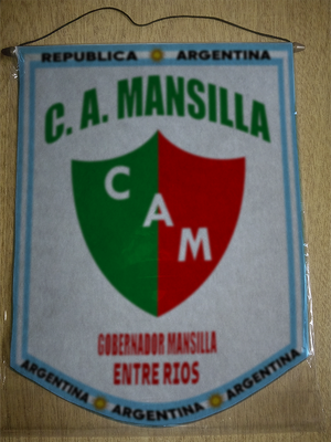 BANDERIN CLUB ATLETICO MANSILLA ENTRE RIOS