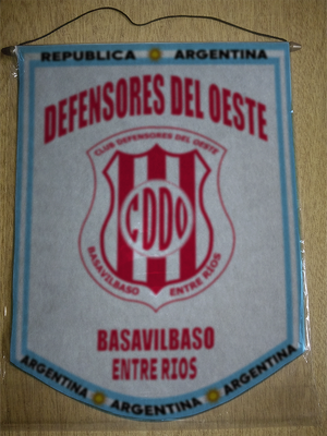 BANDERIN DEFENSORES DEL OESTE ENTRE RIOS