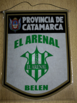 BANDERIN 40 CM DORADO EL ARENAL BELEN